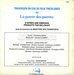  (Les Aventures de Plume d'Élan - La guerre des guerres (face A))