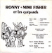 Le verso : (Ronny + Mimi Fisher et les Guépards - Rockers Biseness)