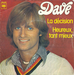 Pochette originale : (Christopher John, son orchestre et ses chanteurs - La décision)
