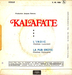  (Kalafate - L'indic)