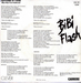 Les paroles au verso : (Bibi Flash - Histoire d'un soir)