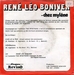 Le verso explicatif : (René Léo Boniver - La Pépérucha)
