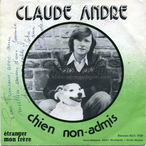 Claude André - Chien non-admis