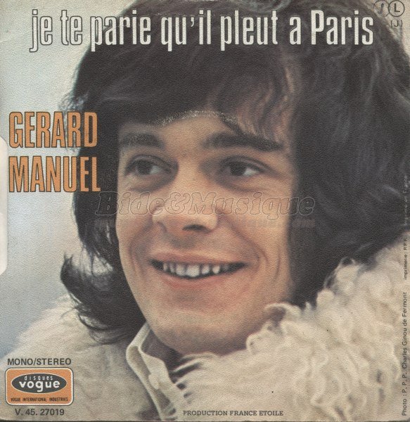 Gérard Manuel - Bide à Paris