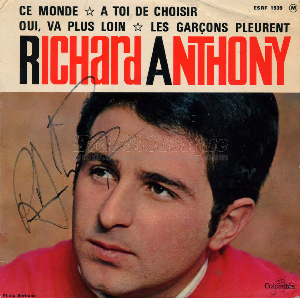 Souviens-toi un été - N°06 (1964 - Richard Anthony : Ce monde) [rediffusion]