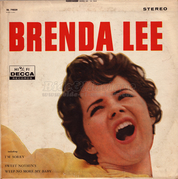 Souviens-toi un été - N°13 (1960 - Brenda Lee : I'm sorry) [rediffusion]