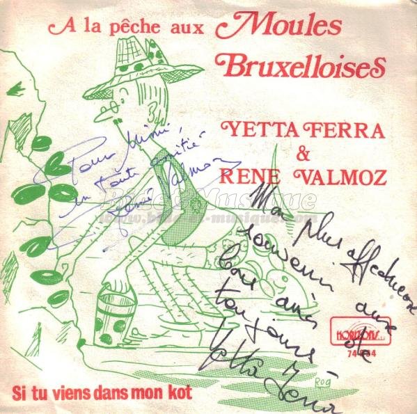 Yetta Ferra et René Valmoz - A la pêche aux moules bruxelloises