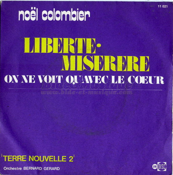 Noël Colombier - Liberté-miserere