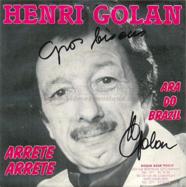 Henri Golan - Apérobide, L'