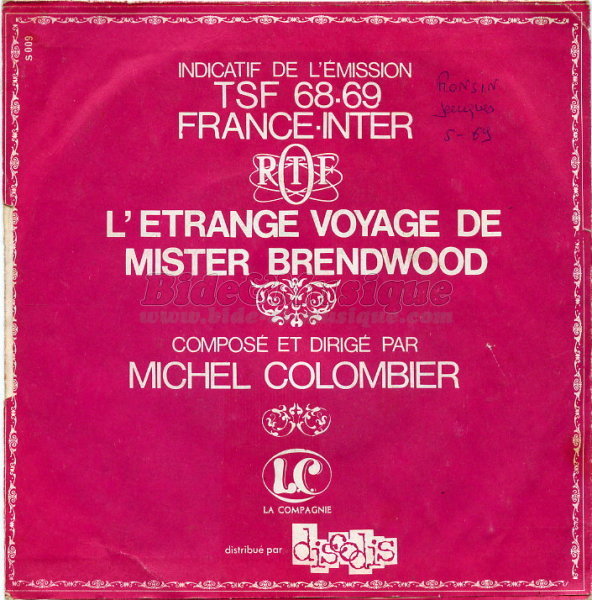 Michel Colombier - L'étrange voyage de Mister Brendwood