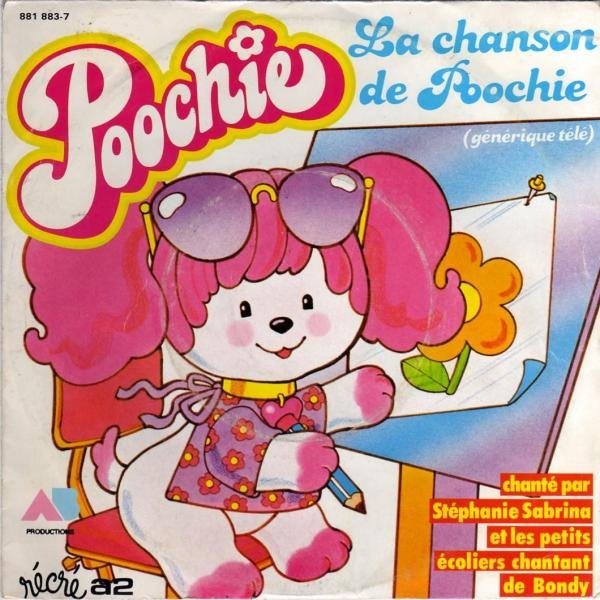 Stéphanie, Sabrina et les petits écoliers chantant de Bondy - La chanson de Poochie