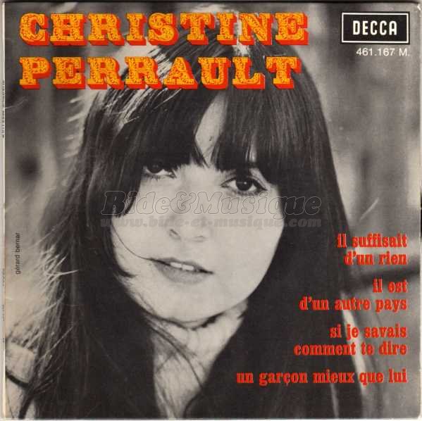 Christine Perrault - Un gar�on mieux que lui