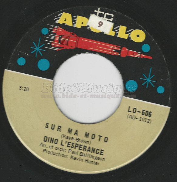 Dino L'esp�rance - Sur ma moto