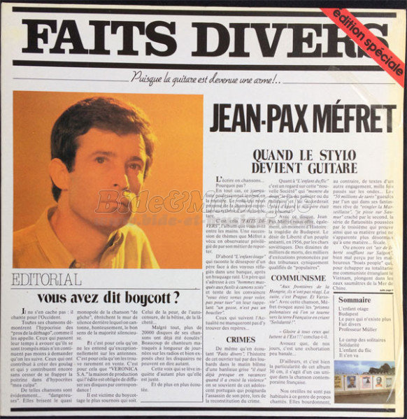 Jean-Pax Méfret - Professeur Müller