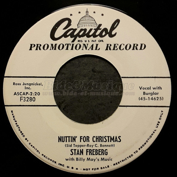 Stan Freberg - C'est la belle nuit de Noël sur B&M