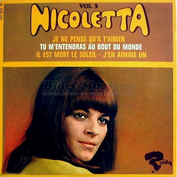 Nicoletta - Je ne pense qu'à t'aimer