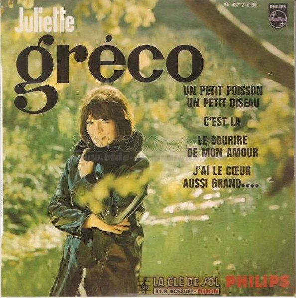 Juliette Gréco - Un petit poisson, un petit oiseau