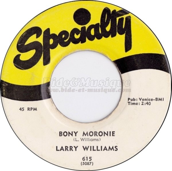 Larry Williams - Bony Moronie