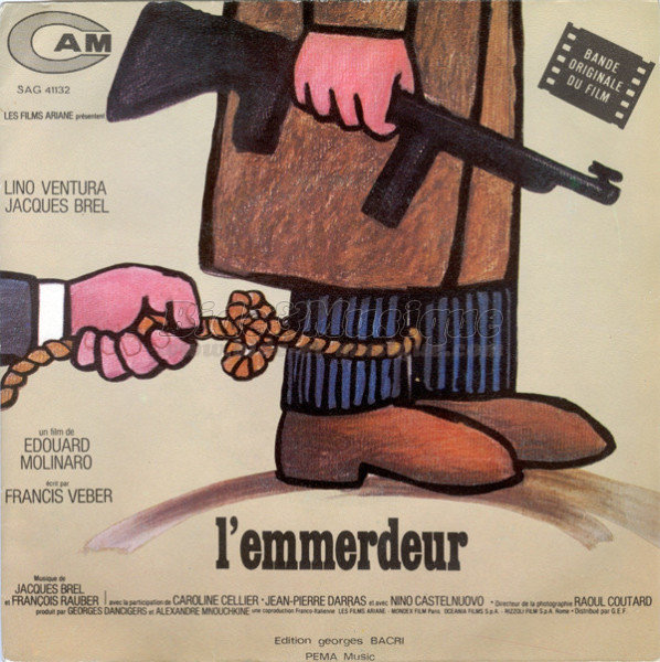 Jacques Brel et François Raubert - B.O.F. : Bides Originaux de Films