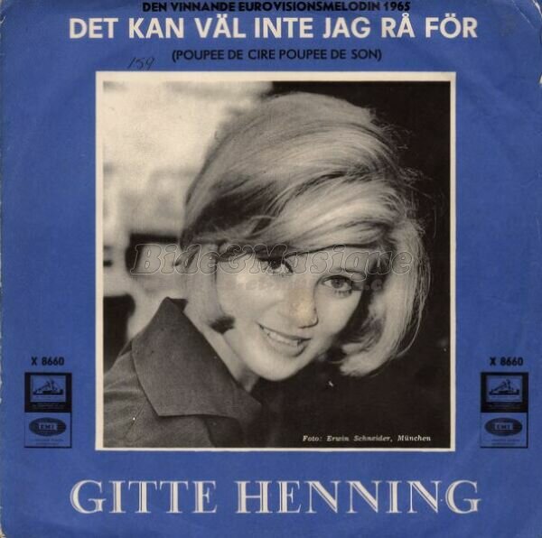 Gitte Hænning - Det kan väl inte jag rå för