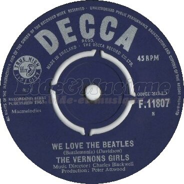 Vernons Girls, The - Beatlesploitation