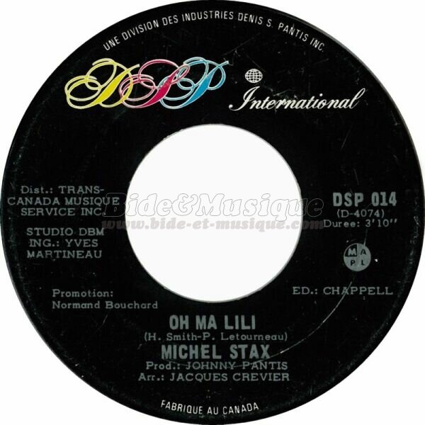 Michel Stax - V.O. V.F. (version anglophone)