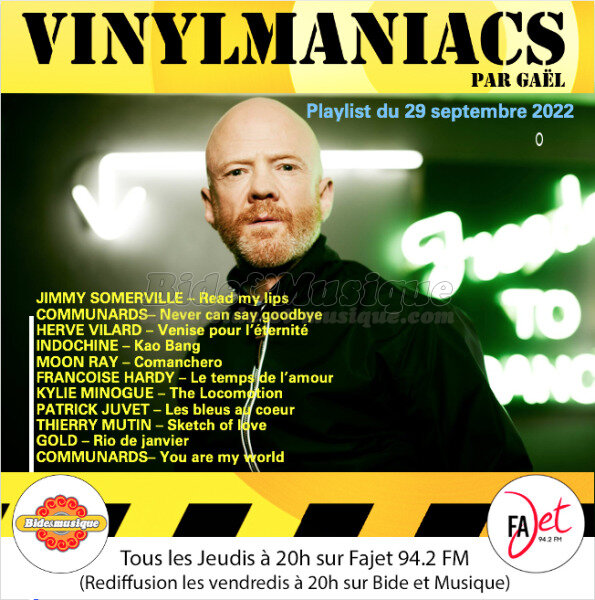 Vinylmaniacs - Emission n°228 (29 septembre 2022)