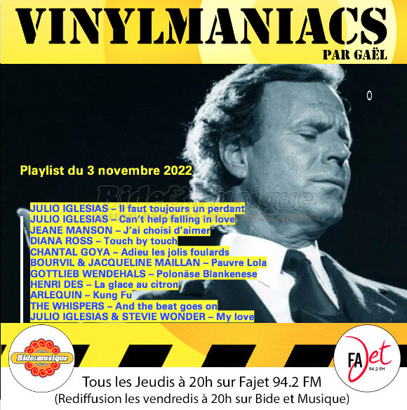 Vinylmaniacs - Emission n°233 (3 novembre 2022)