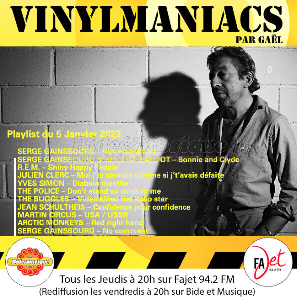 Vinylmaniacs - Emission n°242 (5 janvier 2023)