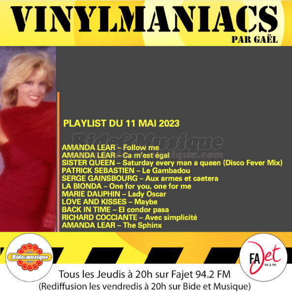 Vinylmaniacs - Emission n°259 (11 mai 2023)