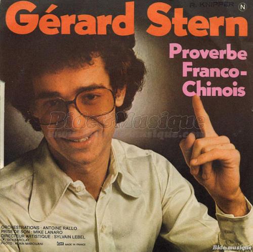 Gérard Stern - Proverbe franco-chinois