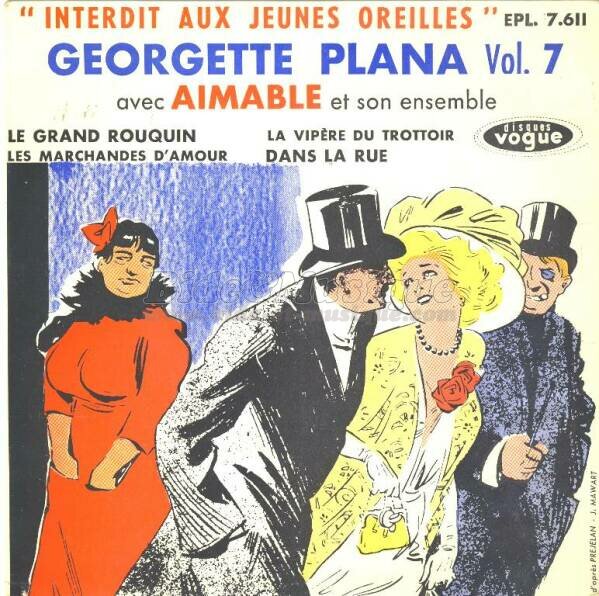 Georgette Plana - Années cinquante