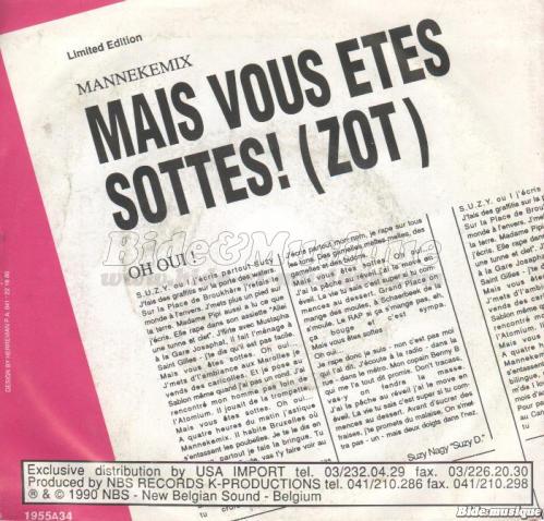 Suzy D. - Mais vous êtes sottes ! (zot) [MannekeMix]