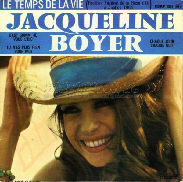 Jacqueline Boyer - Chaque jour, chaque nuit