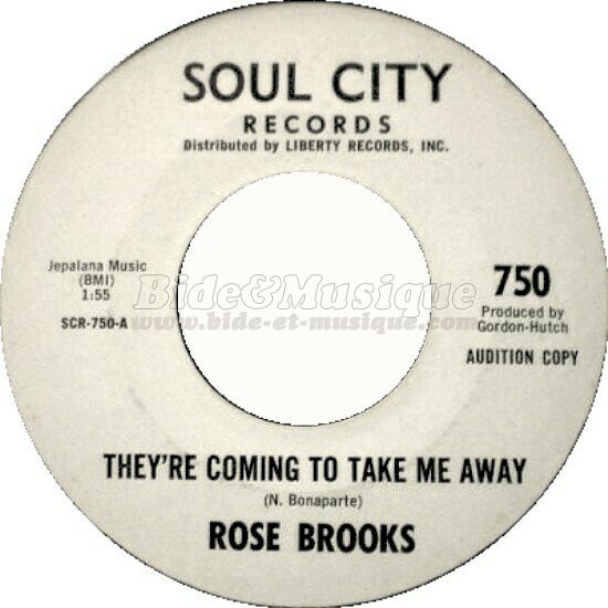 Rose Brooks - They're coming to take me away