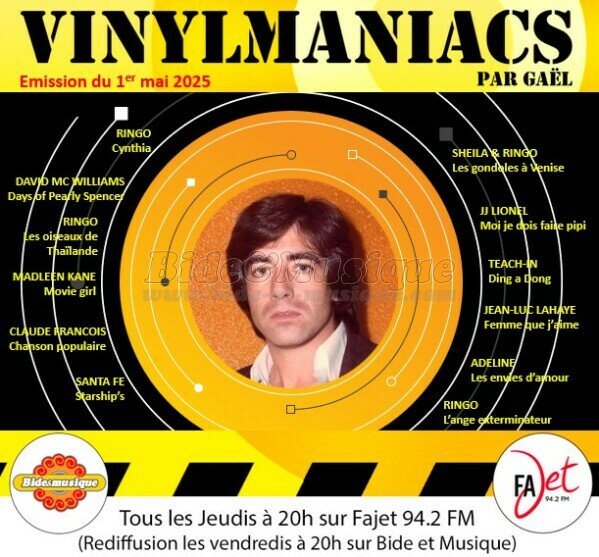Vinylmaniacs - Emission n°345 (1er mai 2025)