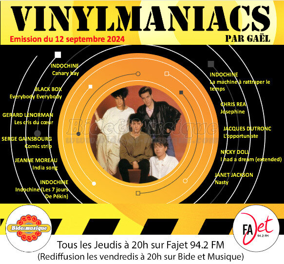 Vinylmaniacs - Emission n°318 (12 septembre 2024)