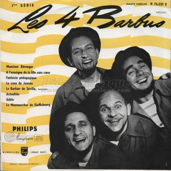 Les Quatre Barbus - Fantaisie pédagogique