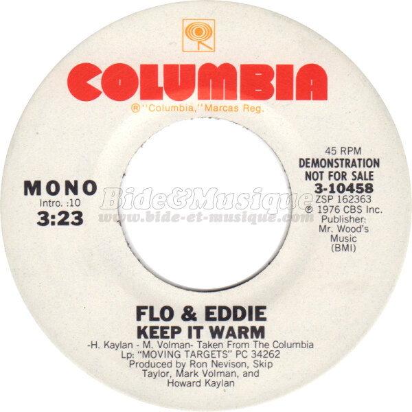Flo & Eddie - Keep it warm