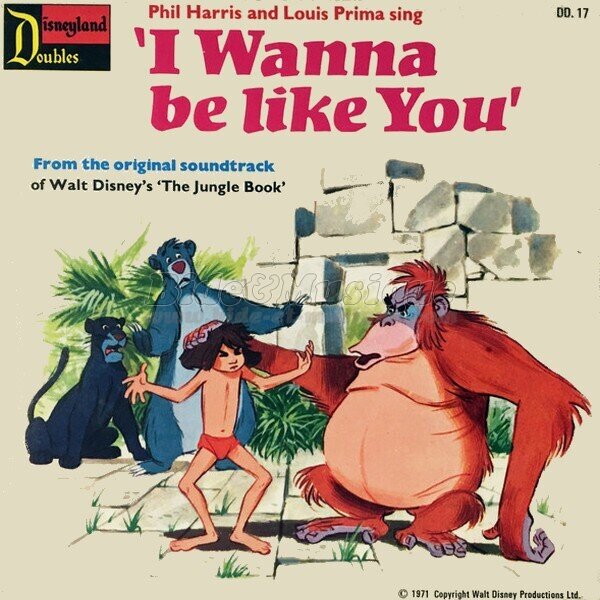 Louis prima - I wan'na be like you (The monkey song)