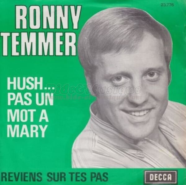 Ronny Temmer - Hush…pas un mot à Mary