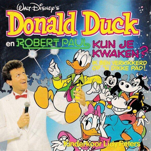 Donald Duck en Robert Paul - Bide en muziek
