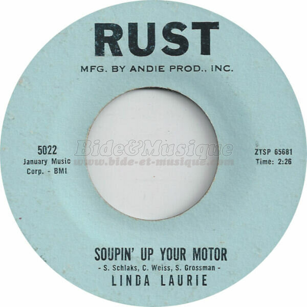 Linda Laurie - Soupin'up your motor