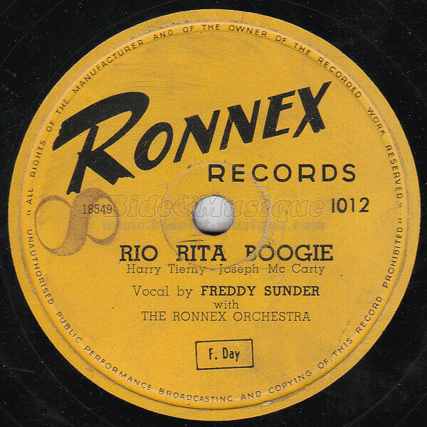 Freddy Sunder - Rio Rita boogie