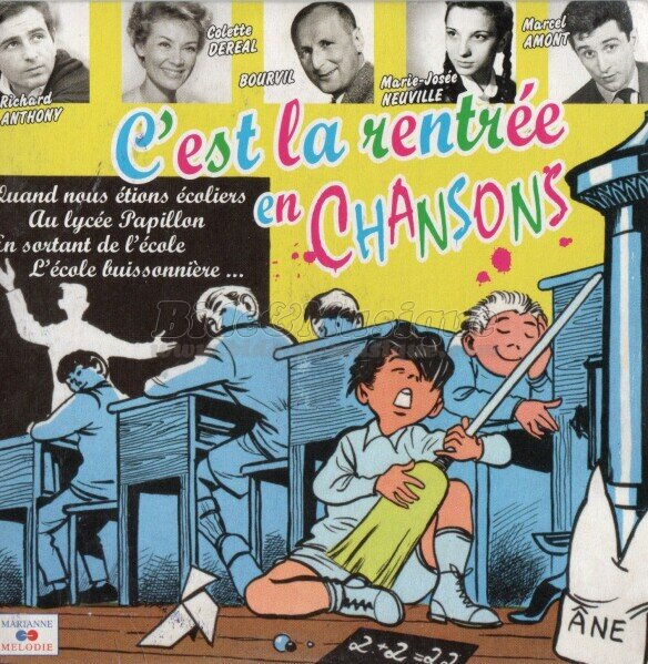 Patoum et Pierre Brun - A l'école