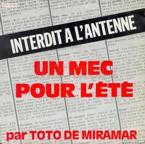 Toto de Miramar - Un mec pour l'été