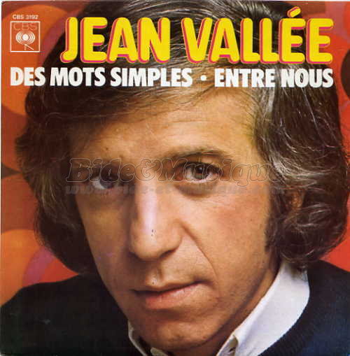 Jean Vall�e - Des mots simples