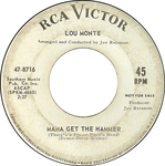 Lou Monte - Mama get the hammer  (There's a fly on Papa's head)