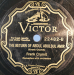 Frank Crumit - The return of Abdul Abulbul Amir
