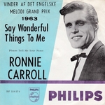 Ronnie Carroll - Say wonderful things to me